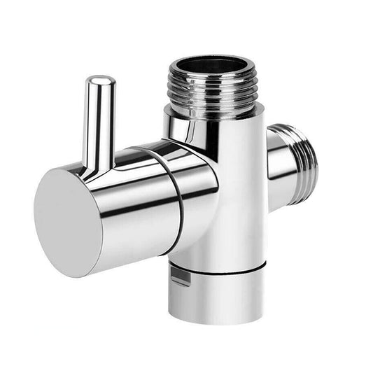 3 Ways 1/2 Showe-r Fauce-t Water Splitter Showe-r Valve Diverter Nozzle Adapter