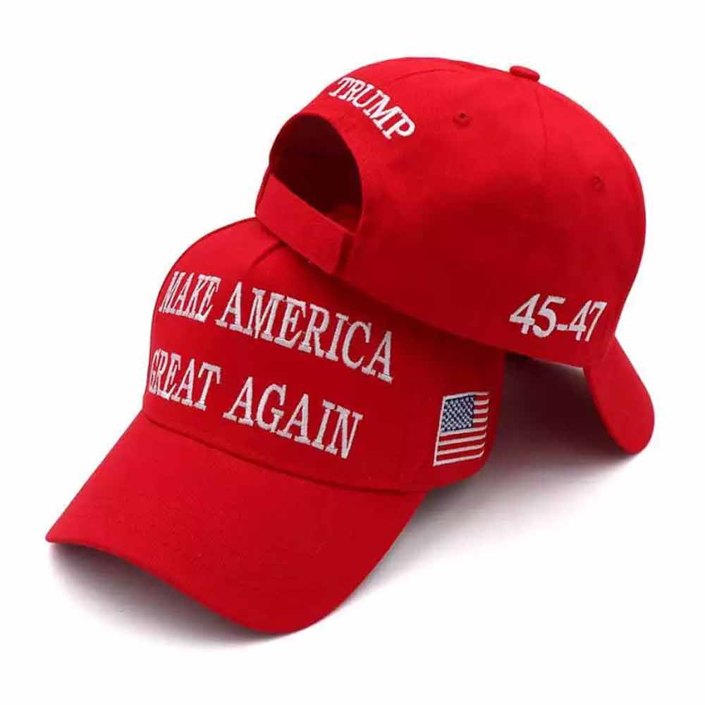 2024 MAGA RED Hat New Hot Trump 45-47 Baseball Cap Make America Great Again