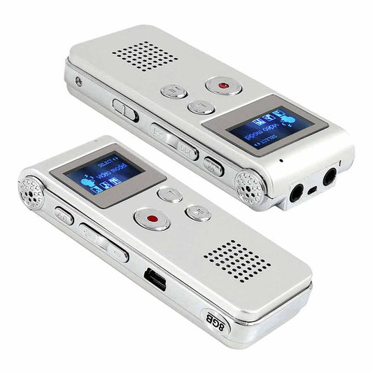 8GB Rechargeable Digital Audio/Sound/Voice Recorder Dictaphone MP3 Player RT