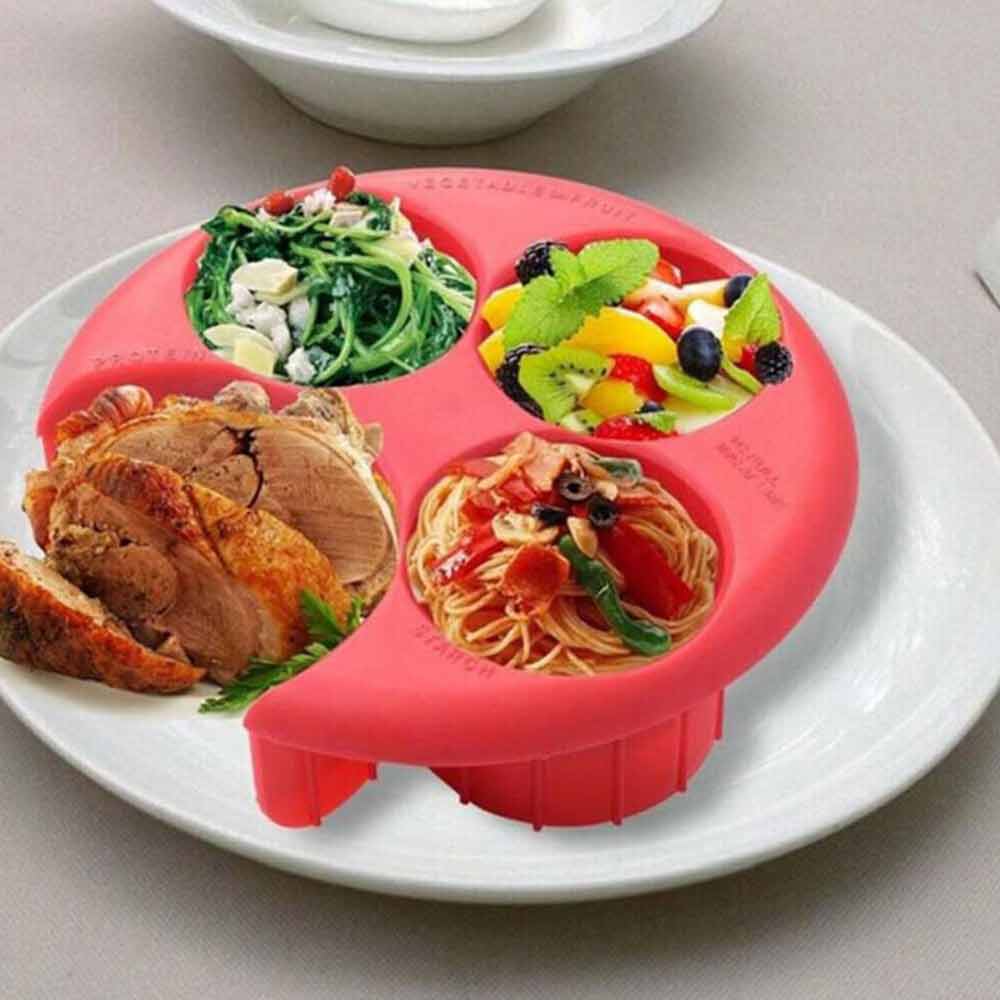 Meal Measure Plate New Control Plate Slimming Portion Perfect for Diet Weightloss