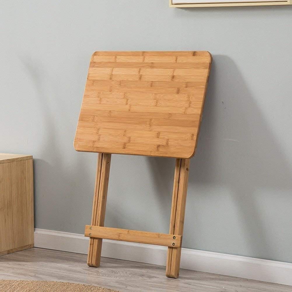2pc Bamboo Folding Laptop Tray & Snack Table