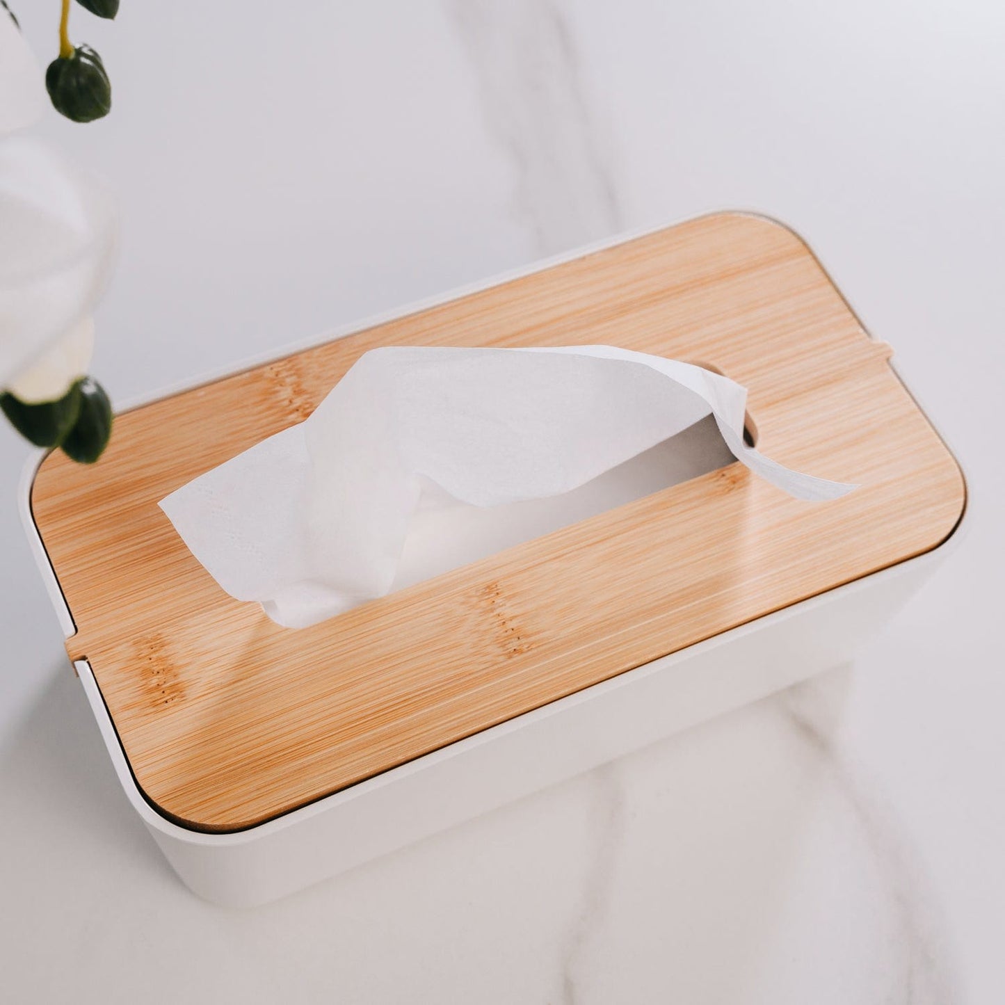 Bamboo Fiber Tissue Box Dispenser