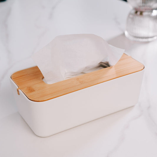 Bamboo Fiber Tissue Box Dispenser