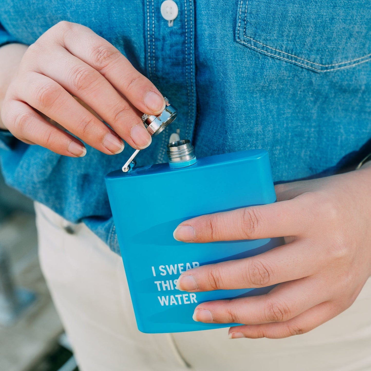 2 Pcs Stainless Steel Hip Flask (175 ml Each) – Funny Quotes, 4 Super‑Bright Colours