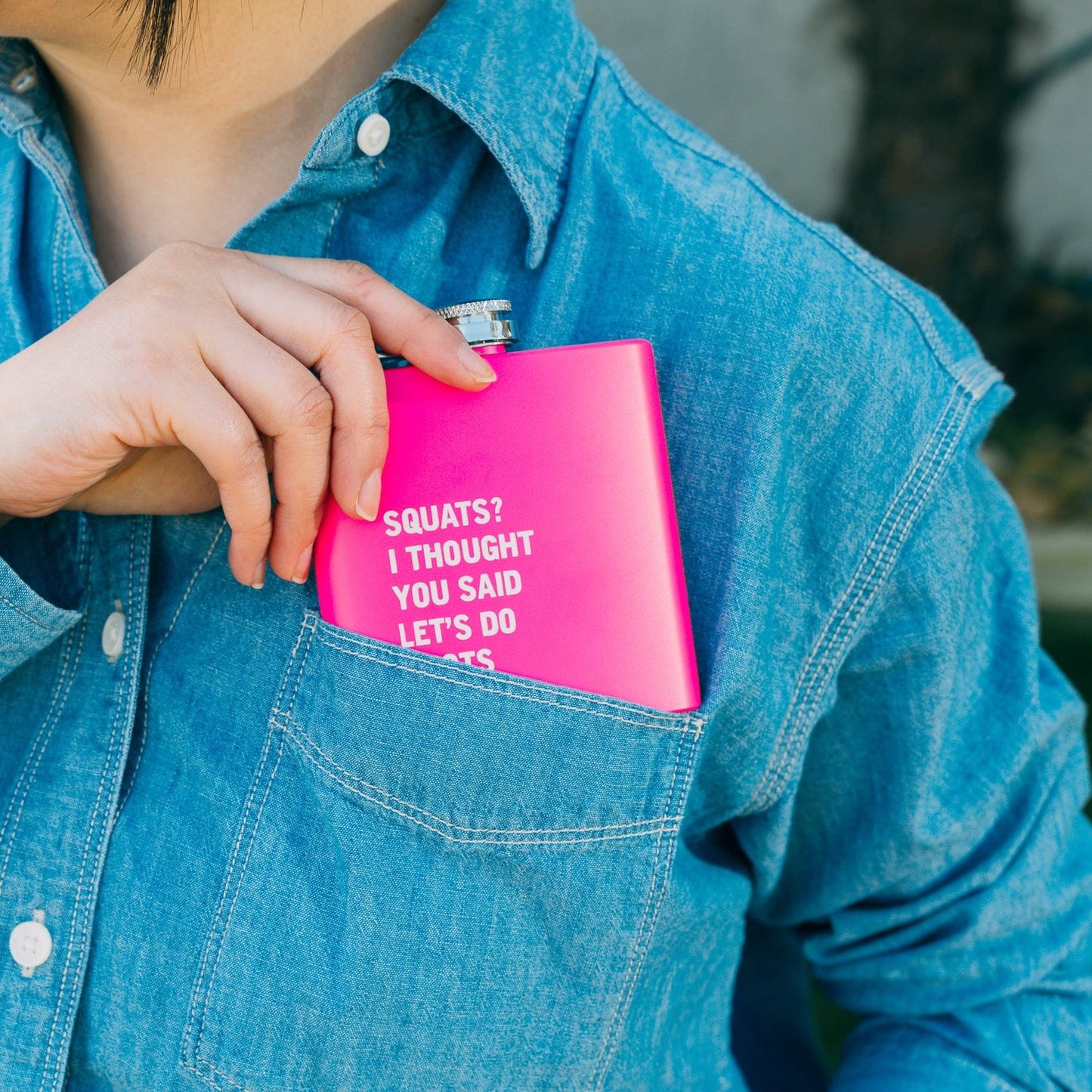 2 Pcs Stainless Steel Hip Flask (175 ml Each) – Funny Quotes, 4 Super‑Bright Colours