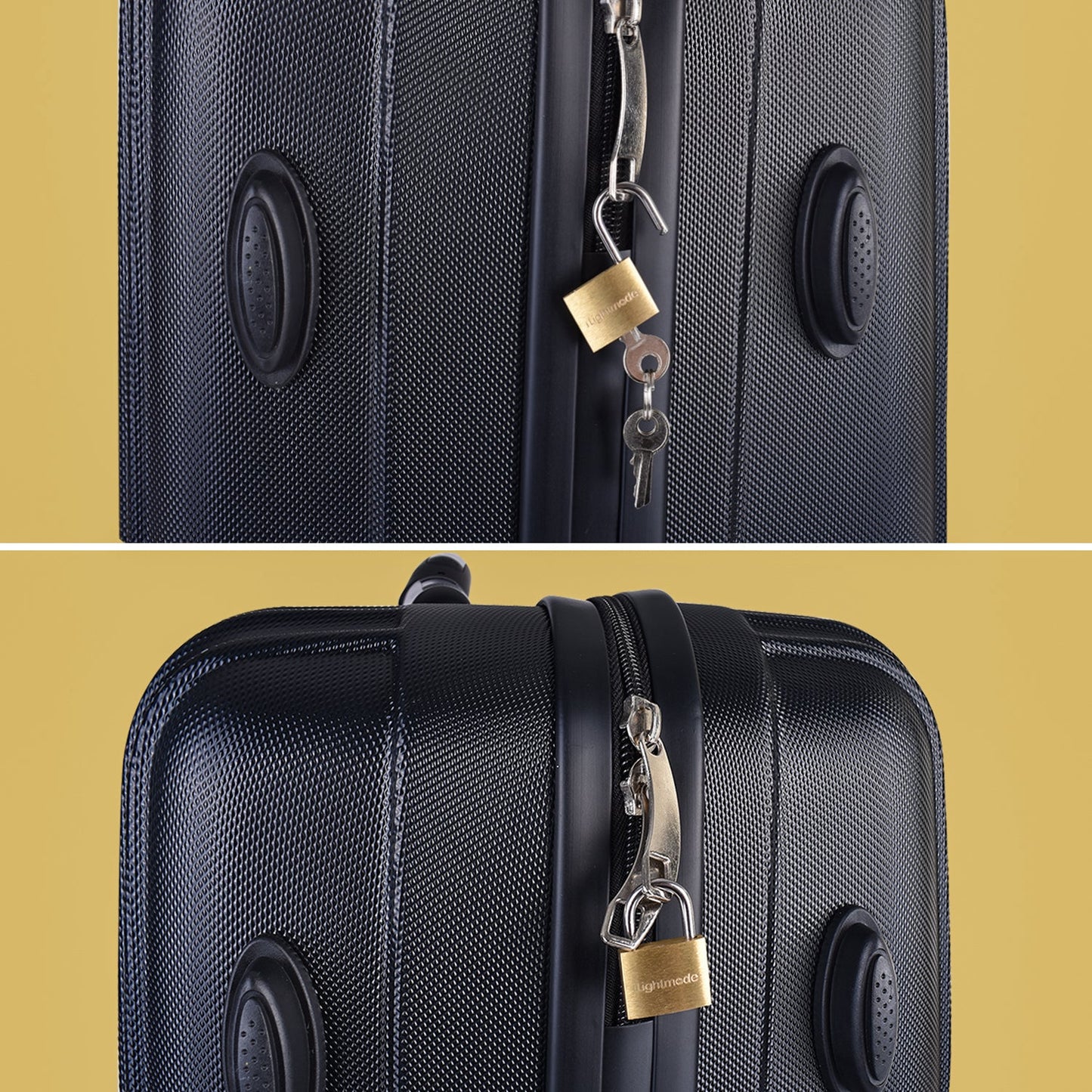 2 Pcs Flightmode Brass Padlock