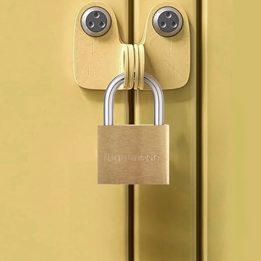 2 Pcs Flightmode Brass Padlock