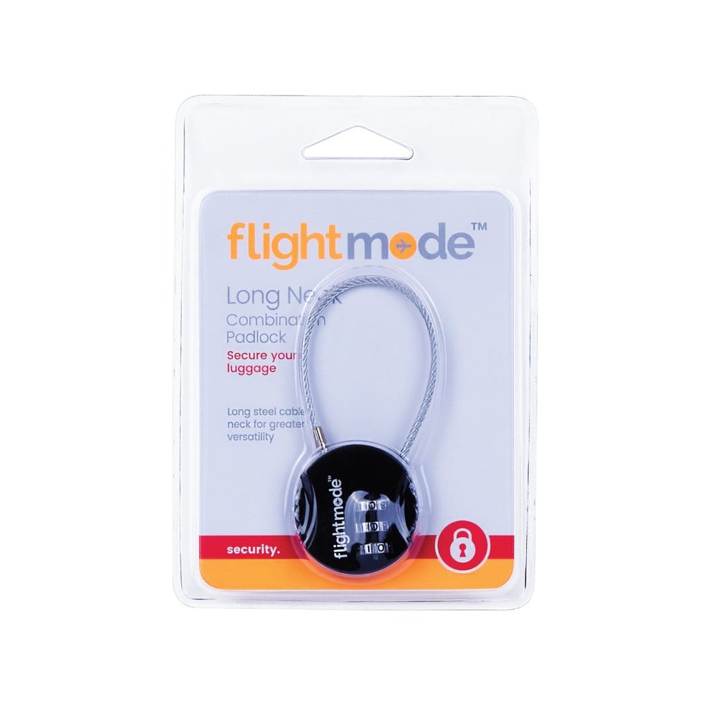 Flightmode 3 Dial Steel Cable Padlock