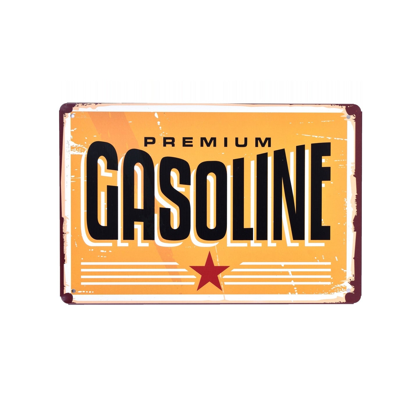2 pc Vintage Rustic Look Metal Tin Signs 30 x 20cm