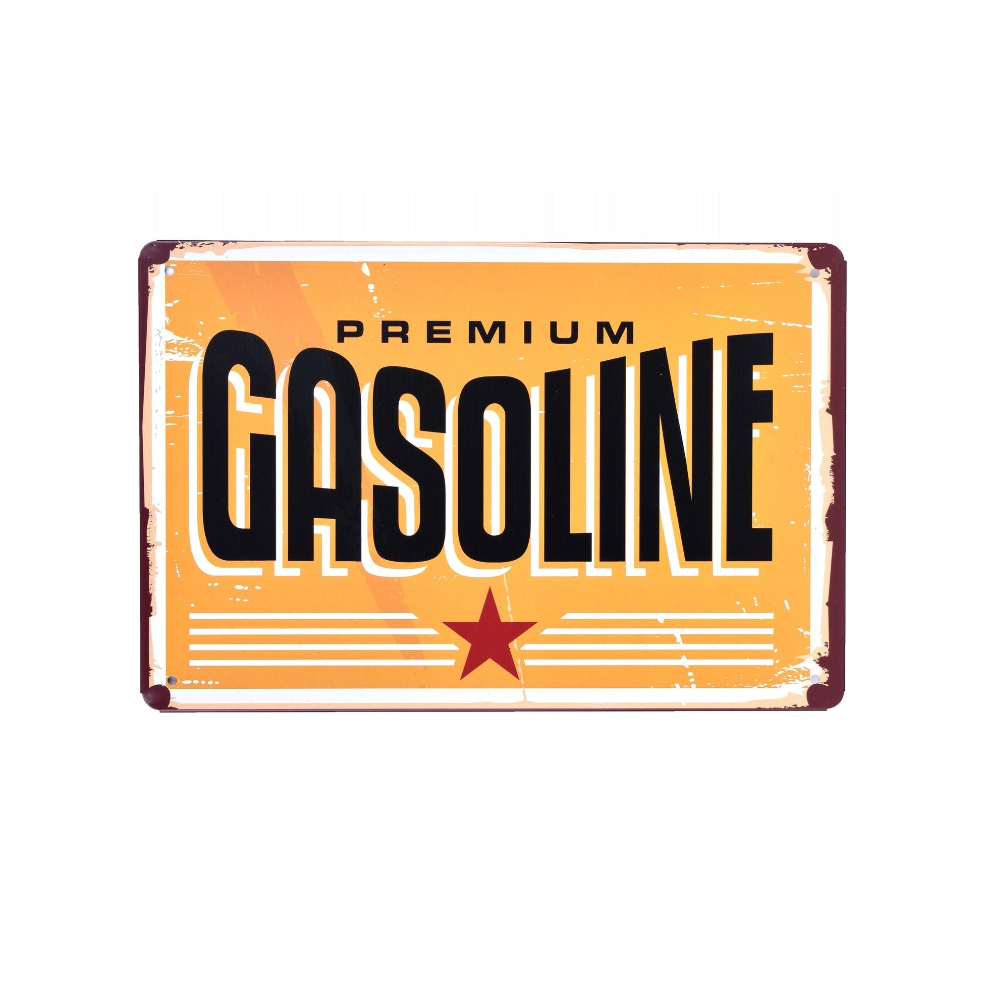 2 pc Vintage Rustic Look Metal Tin Signs 30 x 20cm