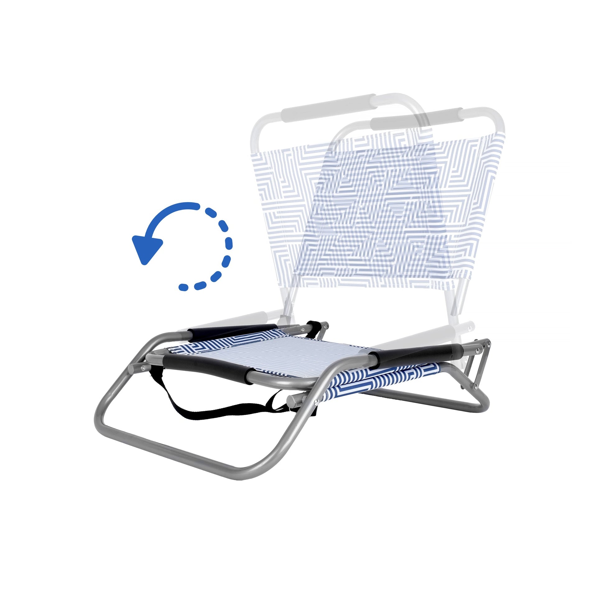 2 Pcs Lazy Dayz Foldable Beach Chair - Makena