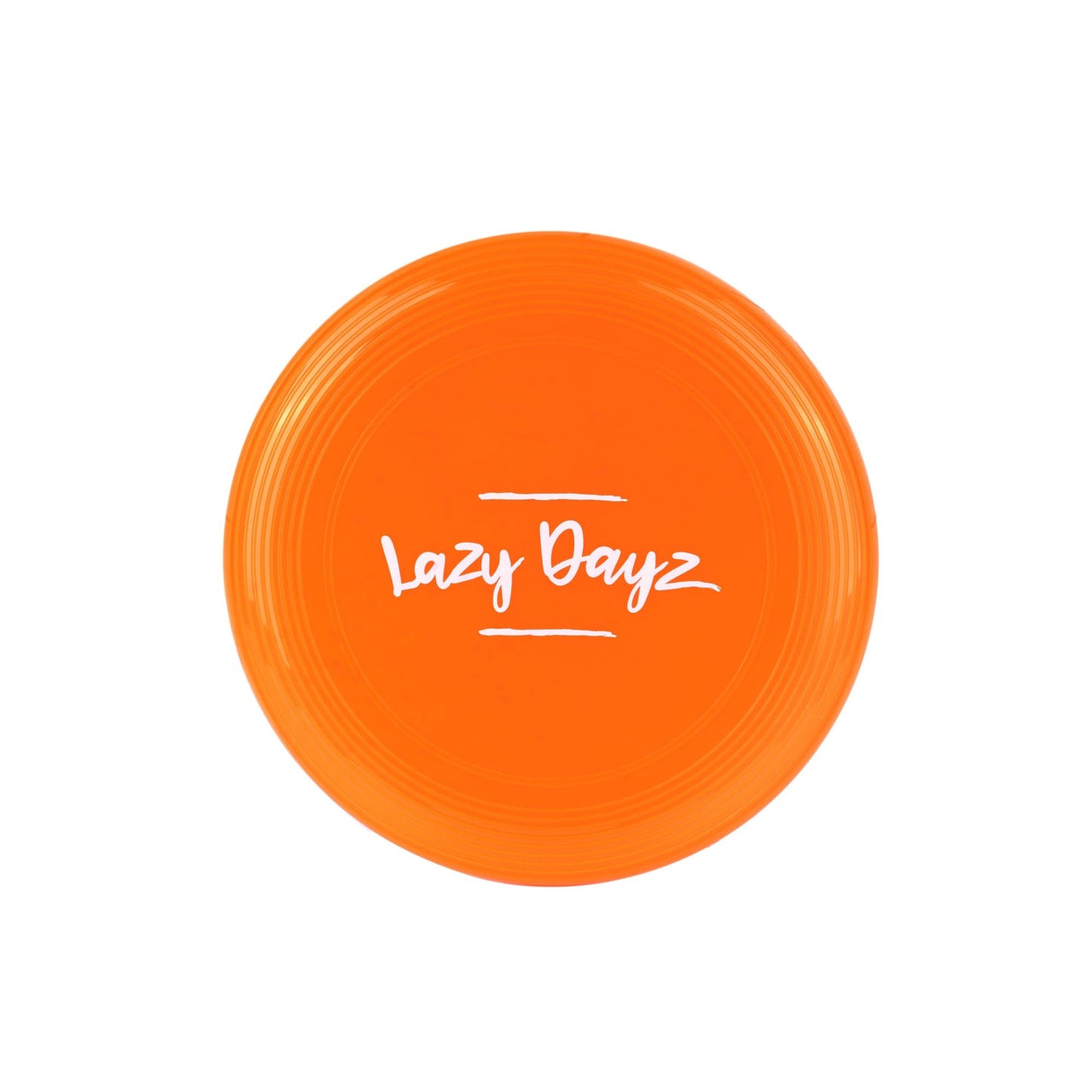 28cm Lazy Dayz Jumbo Neon Beach Frisbee - Orange