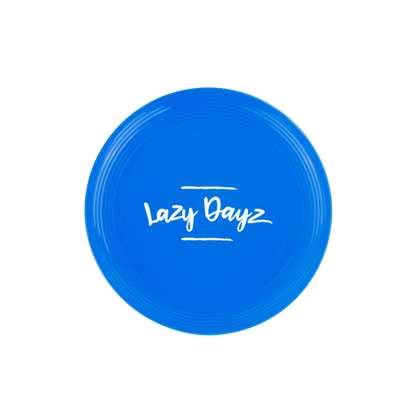 28cm Lazy Dayz Jumbo Neon Beach Frisbee - Blue