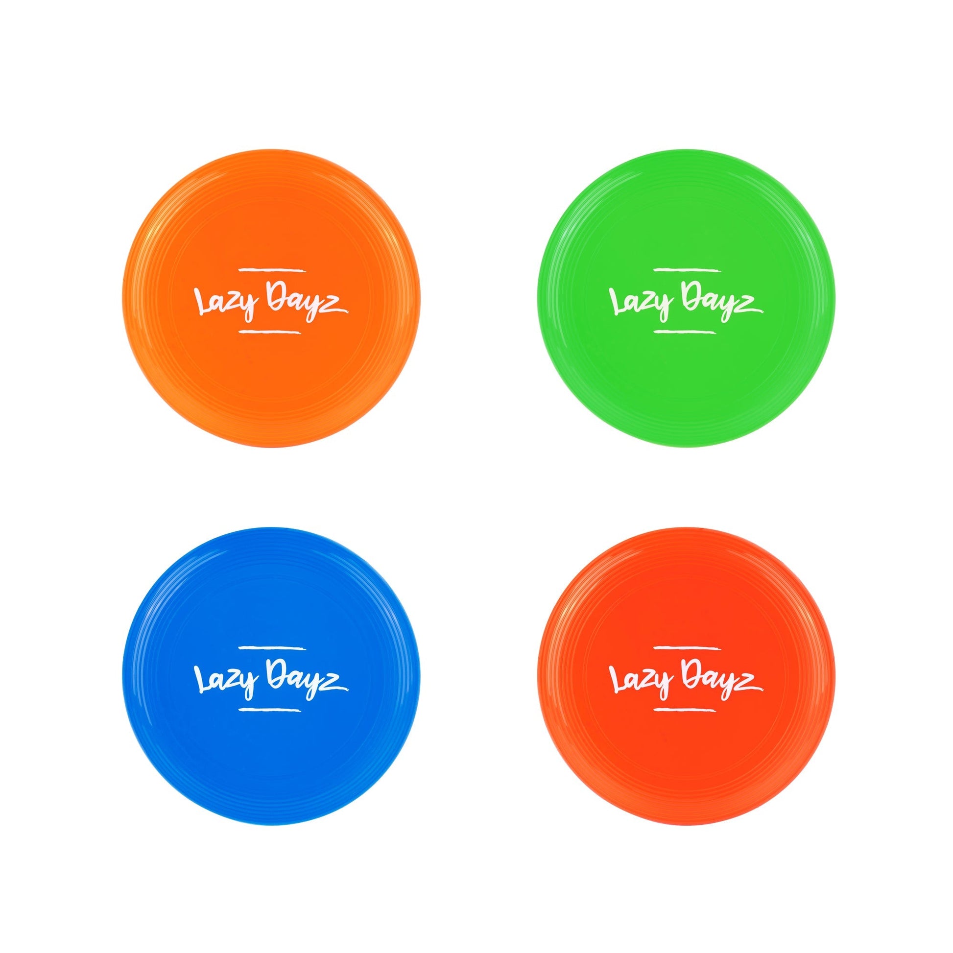 28cm Lazy Dayz Jumbo Neon Beach Frisbee - Orange