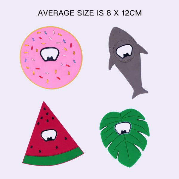 4 Pcs 12cm Summer Essential Novelty Bottle Opener