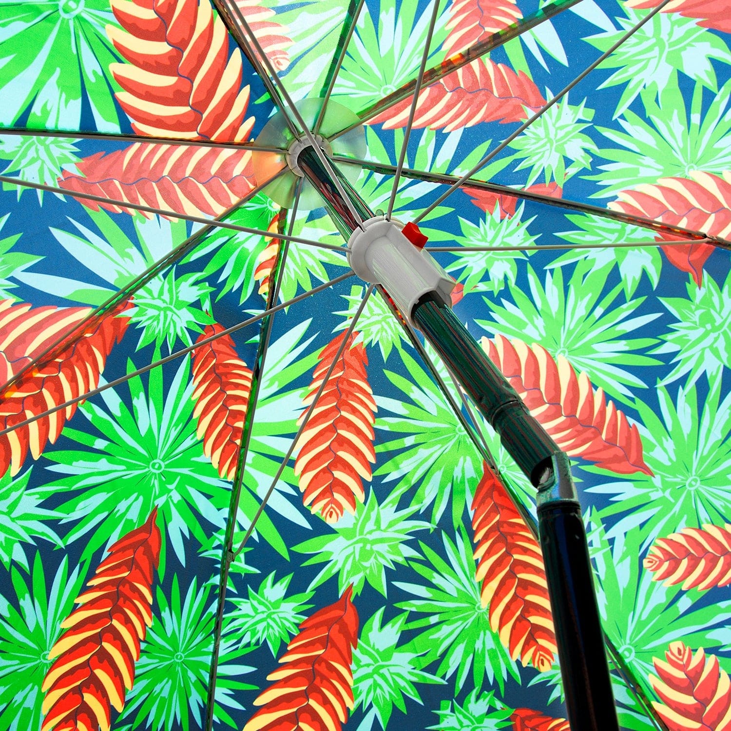 Lazy Dayz 1.8m Tiltable Beach Umbrella with Carry Bag - Mossman