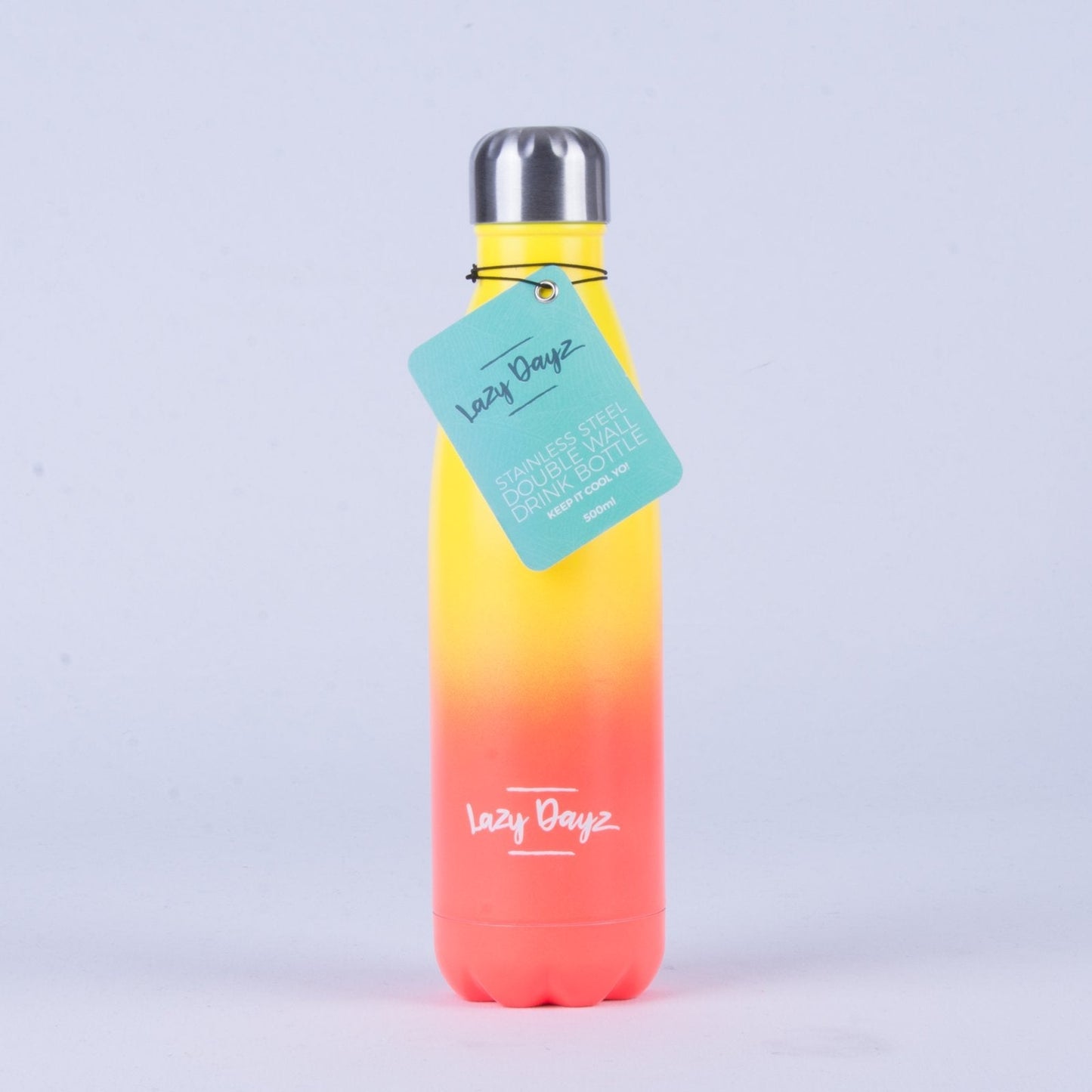 500ml Double Wall Stainless Steel Daily Drink Bottle - Yellow