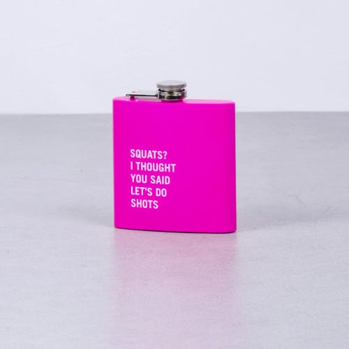 2 Pcs Stainless Steel Hip Flask (175 ml Each) – Funny Quotes, 4 Super‑Bright Colours