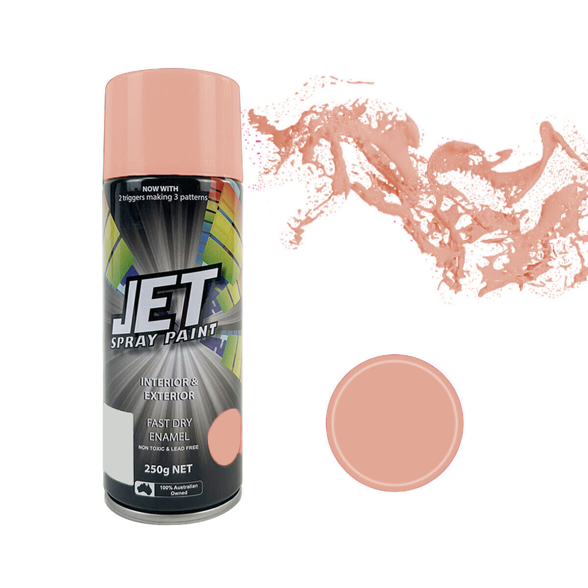 12PK 250g Spray Paint Can For Interior and Exterior 26 colours Fast Dry