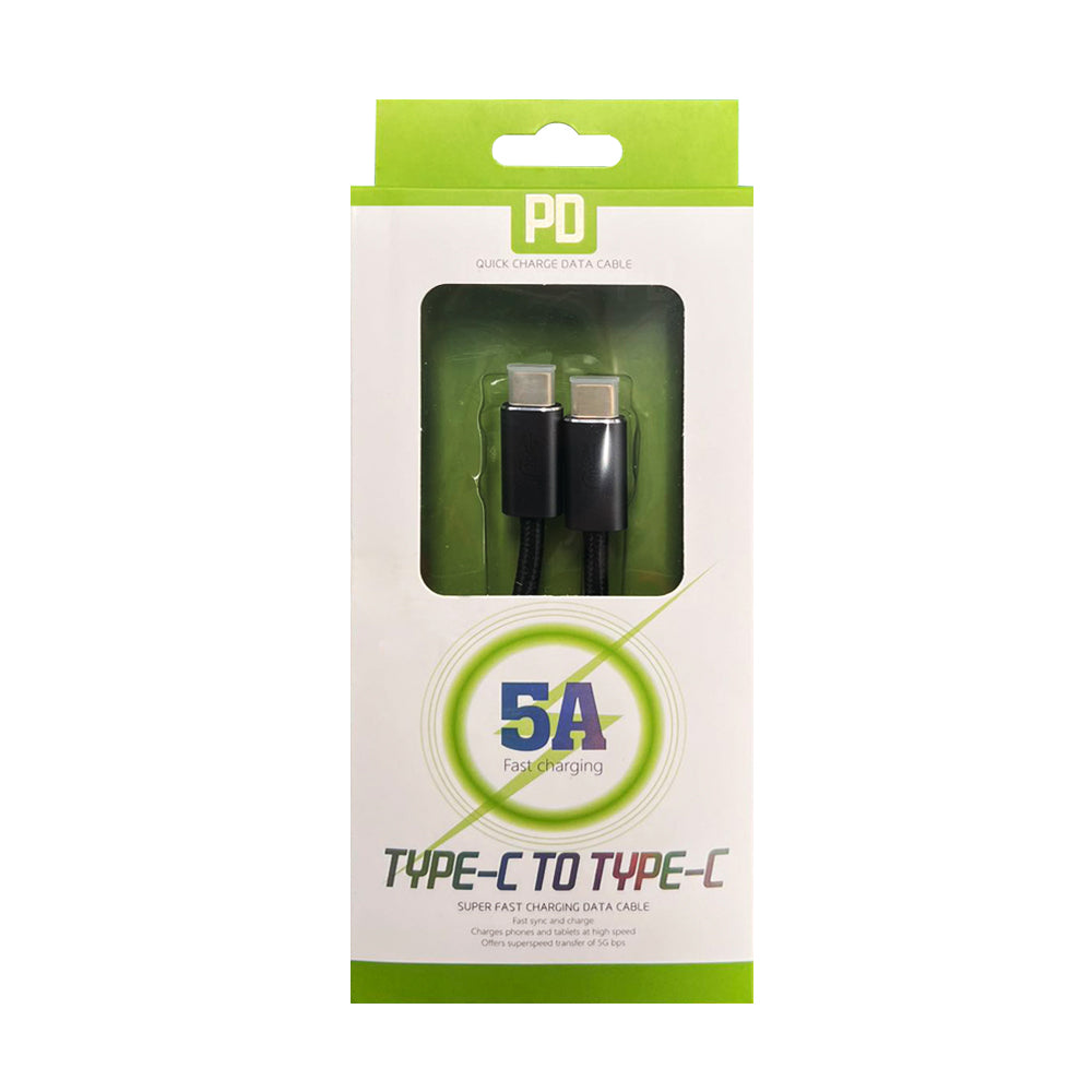 1.5M BoostUp Cafule USB-C to USB-C Cable Charge & Video Black （USB Gen 3.2 - 20Gbps, 100W/5A, 8K/60Hz)
