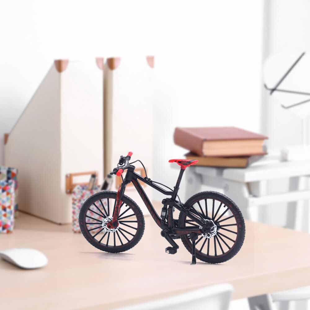 1:10 Mini Mountain Bike Model Diecast Metal Finger Bicycle Racing Toy Collection