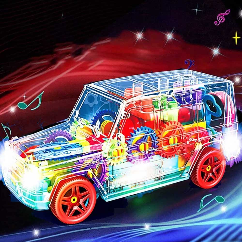 Kids Toys for Boys Cool Car LED Light Music 2 to 8 Year old Age Xmas Gift