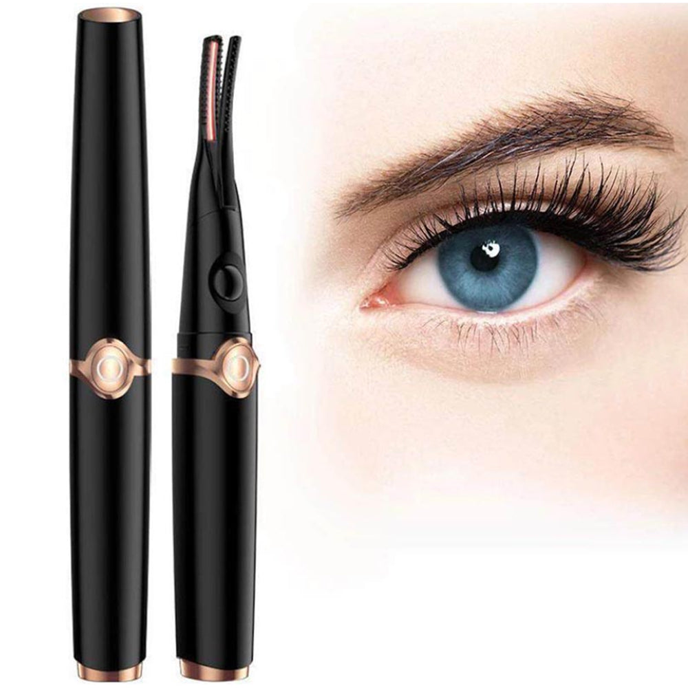 Mini Heated Eyelash Curler Electric Eyelash Curler Professional USB Rechargeable