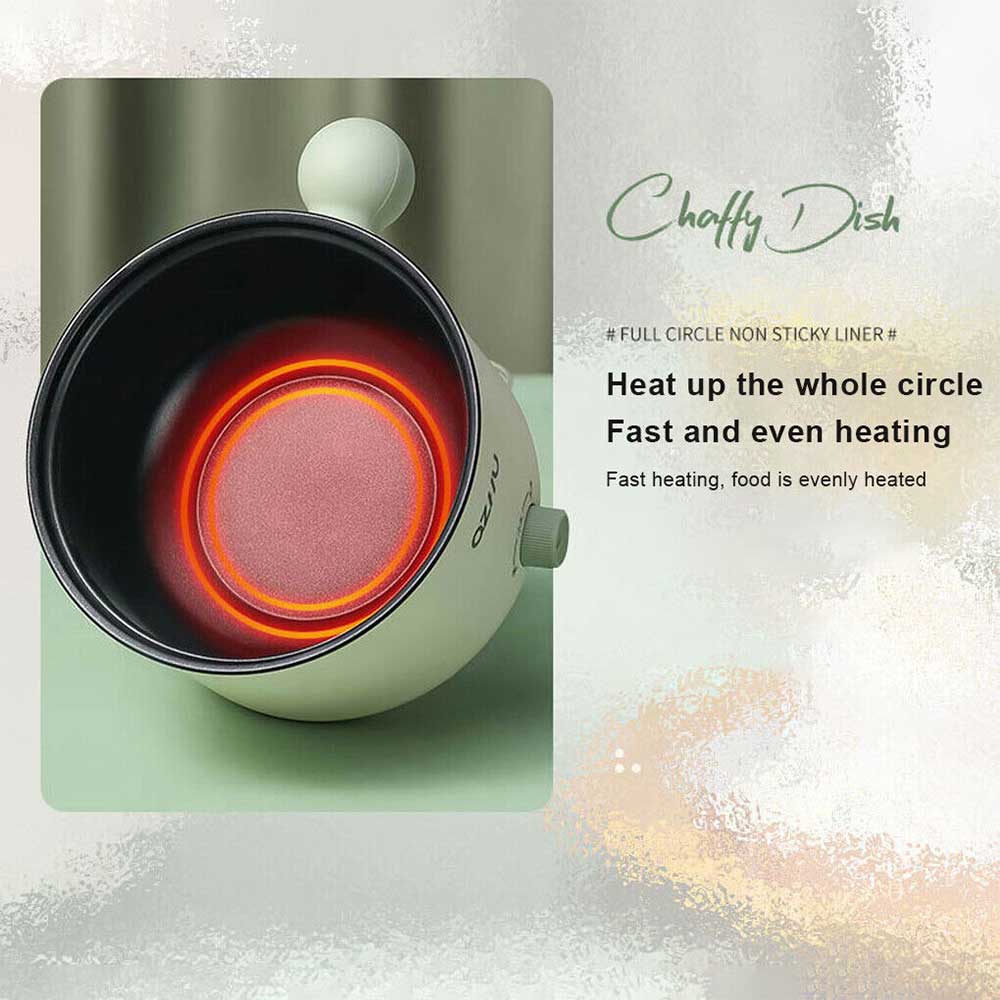Portable Mini Electric Cooker – 1-2 Person Small Boiling & Stewing Pot for Dorm, Office & Travel