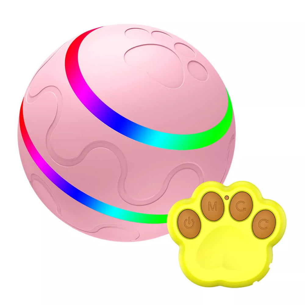 Pet Dog Interactive Play LED Toy Ball Indoor Outdoor Puppy Training Moving Roll