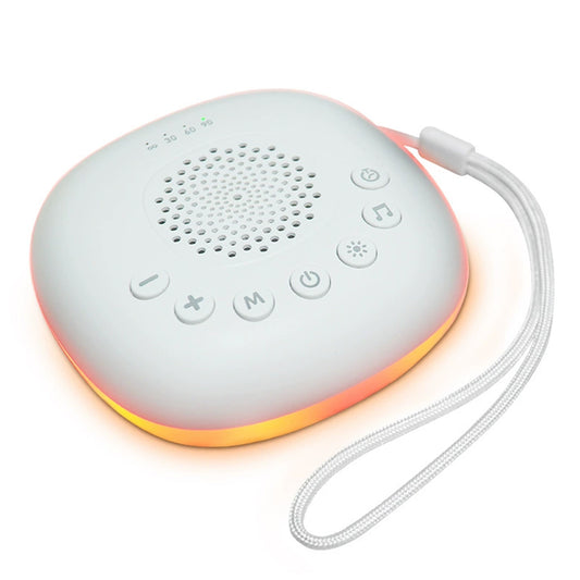 20-Sound Portable White Noise Machine – RGB Night Light, Timer for Sleep & Relaxation