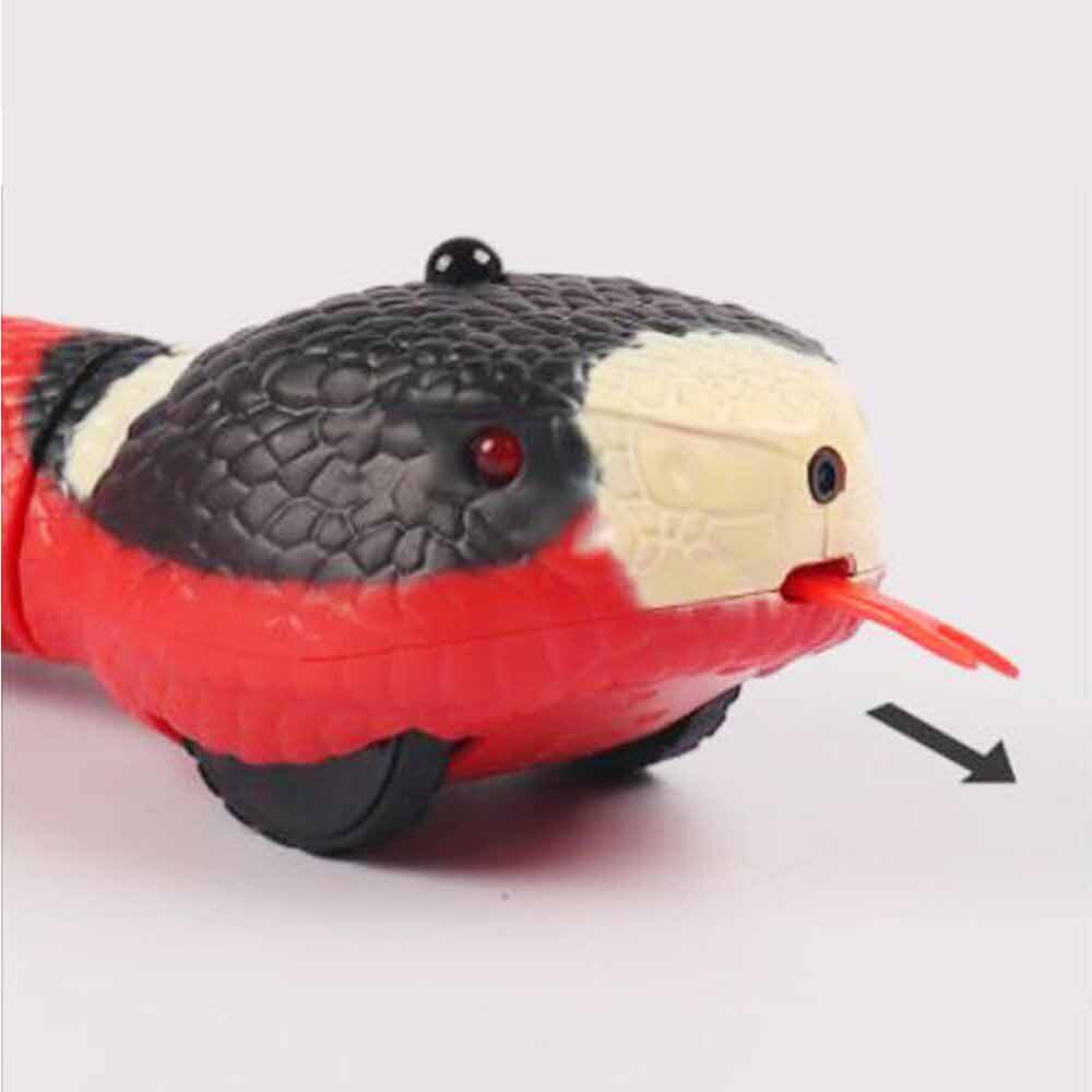 Smart Sensing Snake Toys Pet Cat Toy Cats USB Charging Electron Interactive Toy