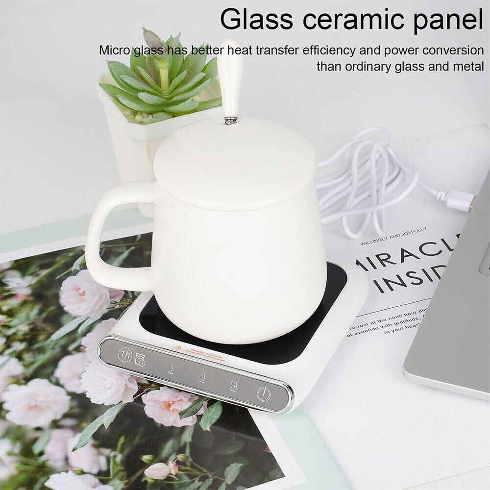 Smart USB Coffee Mug Warmer Tea Milk Cup Heater Pad Heating Plate Office Home