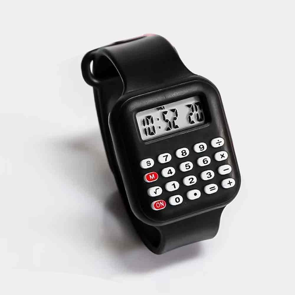 2026 Rubber Strap Watch with Calculator – Digital Watch for Girls & Students