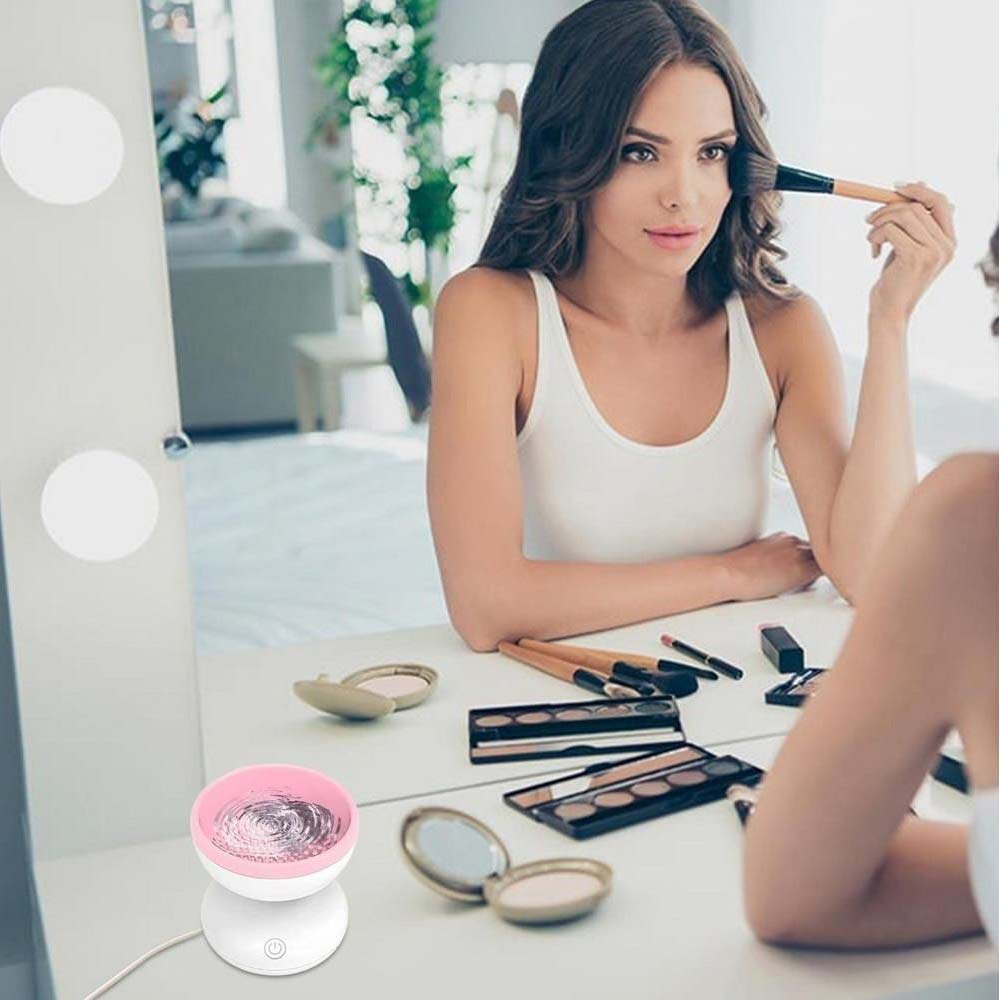 Brush Cleaning Tool Automatic Cosmetic Brush Makeup Brush Cleaner Machine