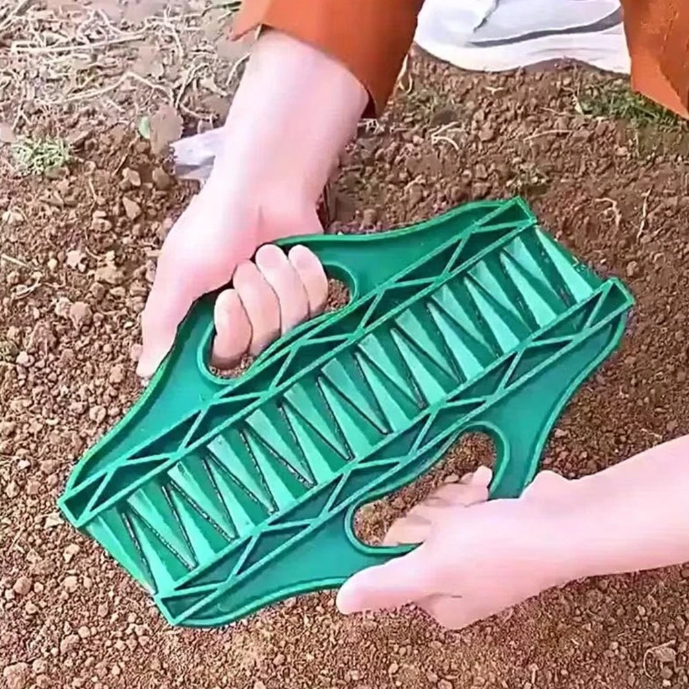 3PCS Hand Dibber Set - Garden Hole Punch Tool for Sowing Seeds & Planting
