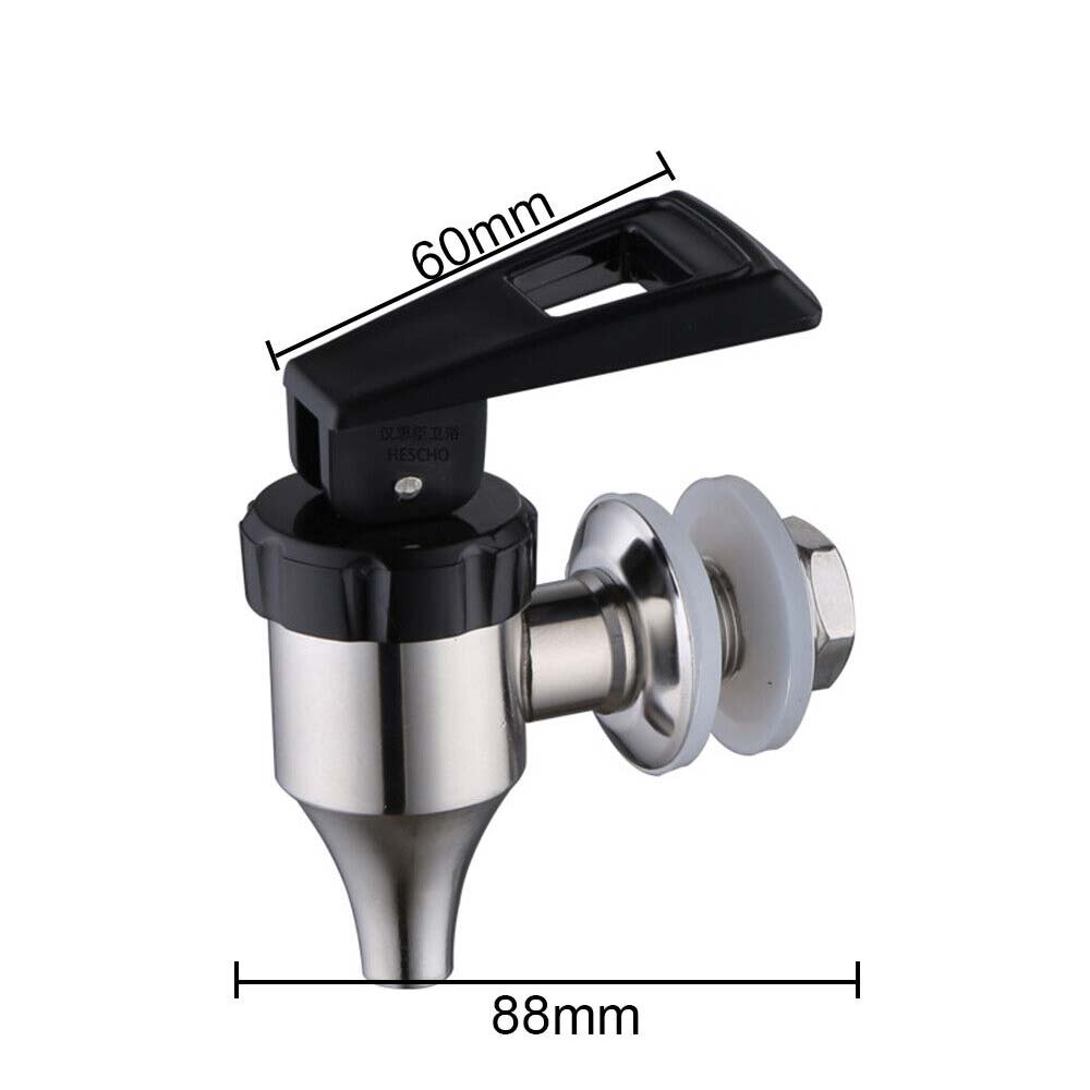 304 Stainless Steel Beverage Dispenser Tap – Food-Grade Faucet for Water, Wine, Beer & Drinks