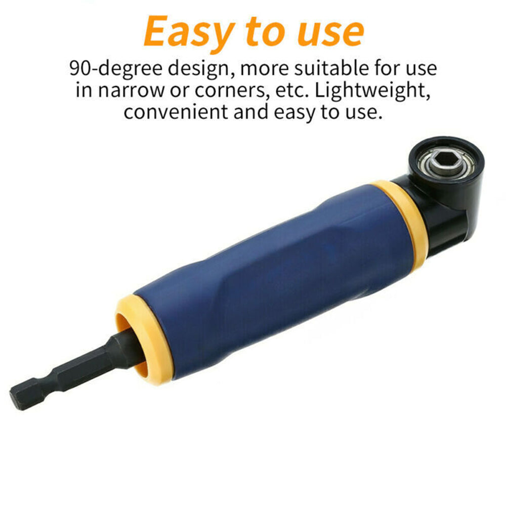 90 Degree Right Angle Extension Driver Electric Screwdriver Drill Bit Holder AU