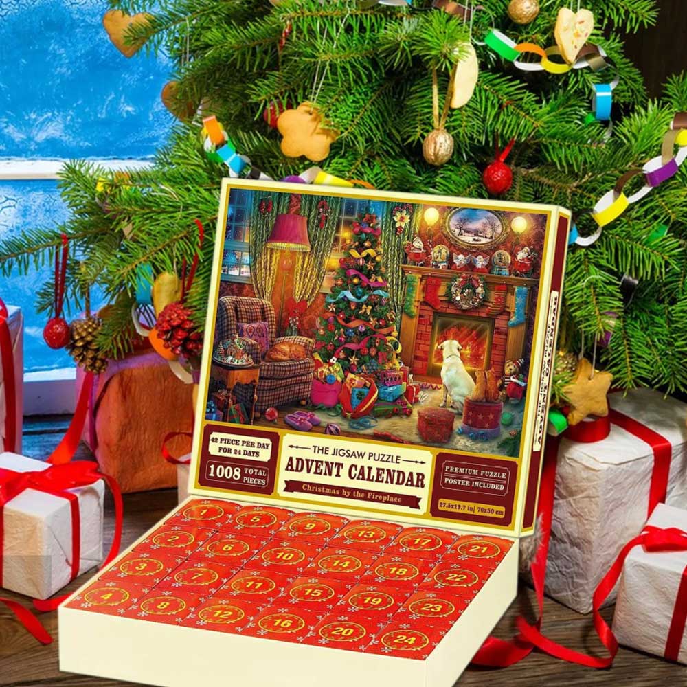 Advent Calendar Jigsaw Puzzles Christmas Countdown Puzzles Gift