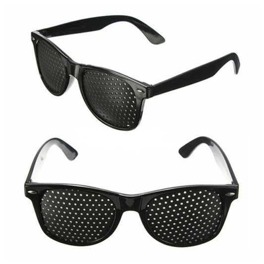 2 Pairs Pinhole Glasses – Anti-Fatigue Stenopeic Eyewear for Natural Vision Improvement & Eye Relaxation