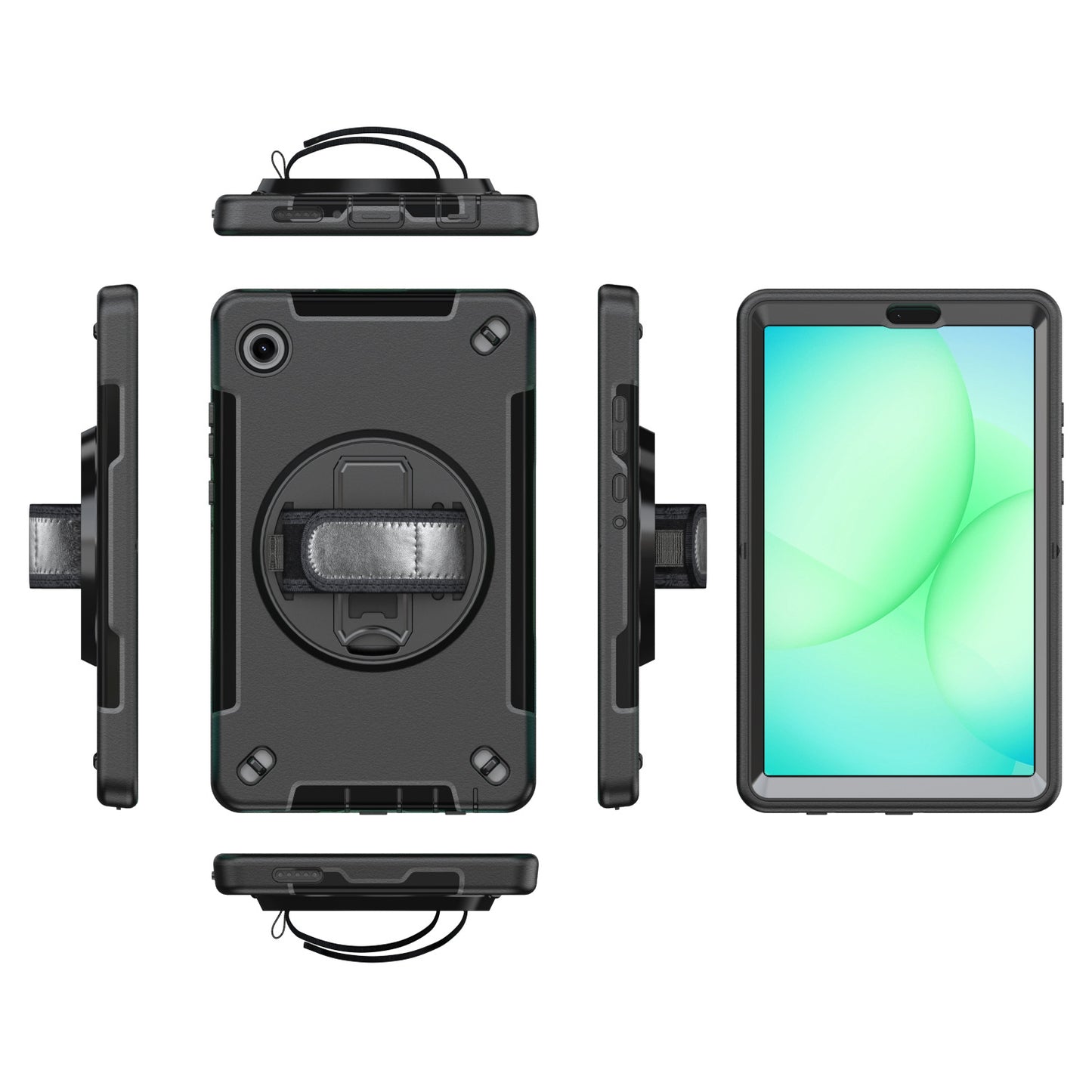 Rugged Shockproof Outdoor Case for Samsung Galaxy Tab A11- Shock Drop Resistant Heavy-Duty Protective Cover