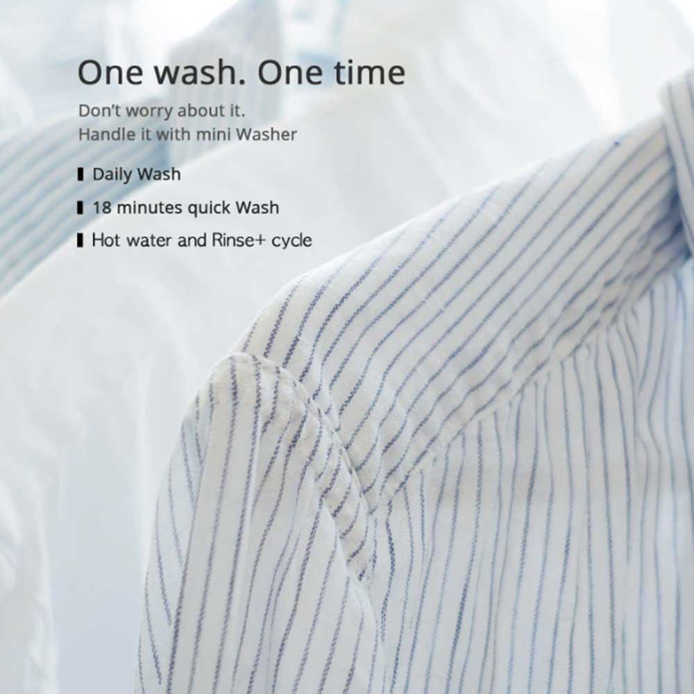 2.5kg Wall Mounted Washing Machine with Touch Screen - Compact Laundry Solution for RV & Caravan