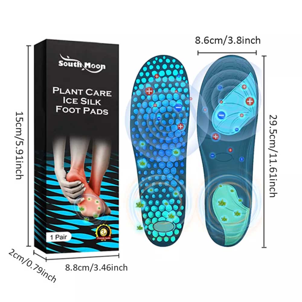 Plant Care Ice Silk Foot Pads,Oveallgo Plant Care Ice Silk Foot Pads