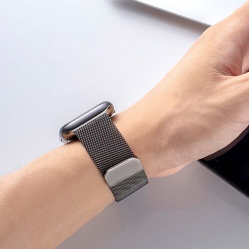 For Apple watch metal Correa stainless steel bracelet iwatch series 7 6 SE 5 4 3