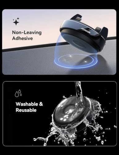 JOYROOM Car Phone Holder - 360° Adjustable Dashboard Mount for iPhone & Android