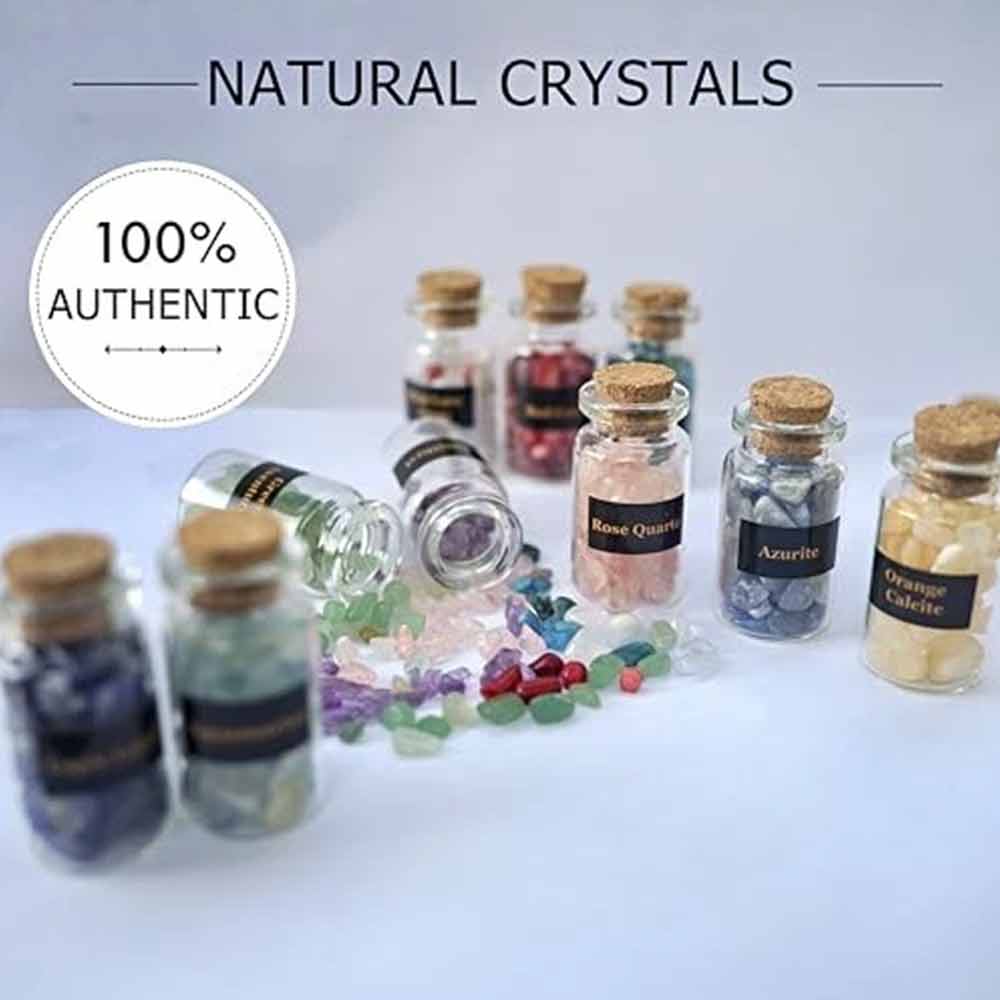 24-Day Crystal Advent Calendar – Natural Gemstone & Chakra Stone Countdown 2026