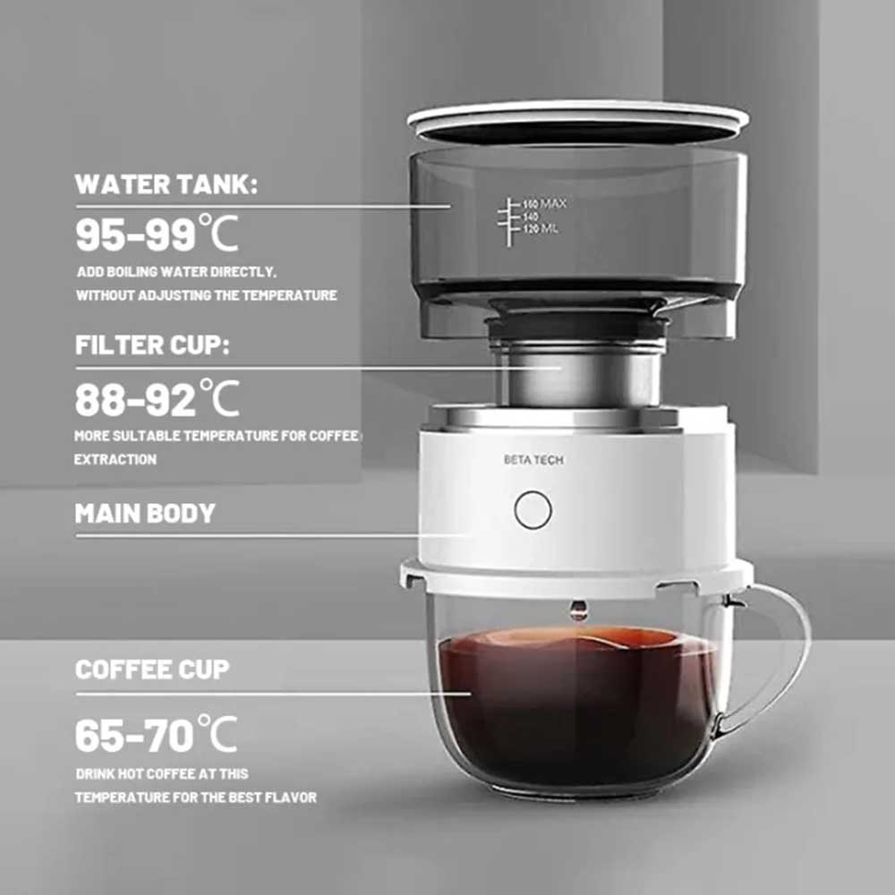 All-in-One Portable Coffee Maker Espresso Home Office Hand Brew Coffee Machine