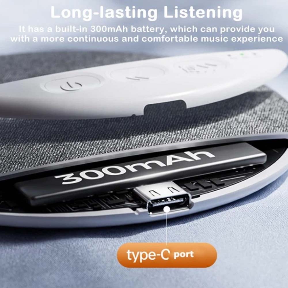Under Pillow Speaker for Sleeping - Wireless Bone Conduction Speaker with Timer