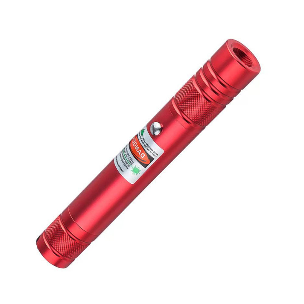 Red Aluminium Strong Green Beam Laser Pointer Pen USB Rechargeable 532nm Lazer