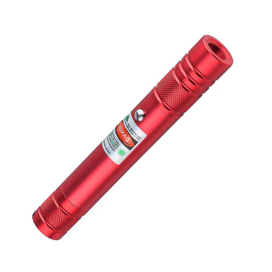 Red Aluminium Strong Green Beam Laser Pointer Pen USB Rechargeable 532nm Lazer