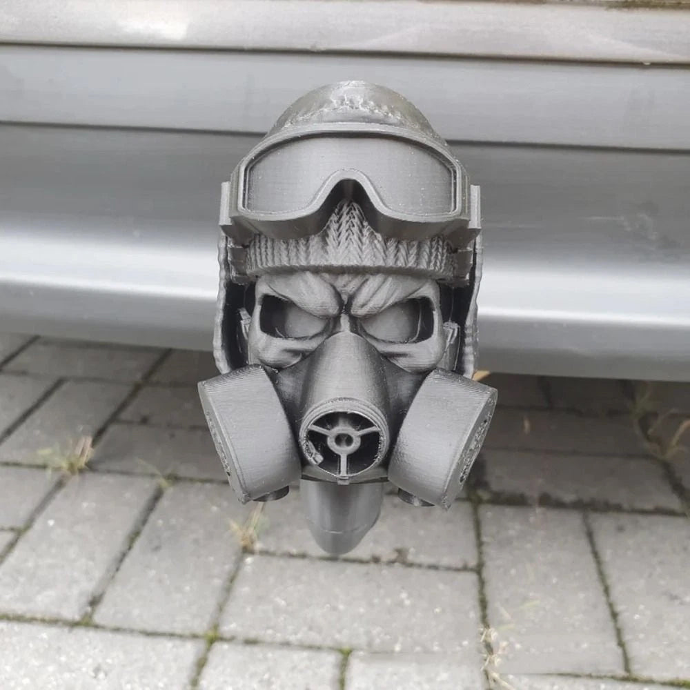 3D Printed Tow Bar Ball Cover Steel Helmet Trailer Hook Ball Cover